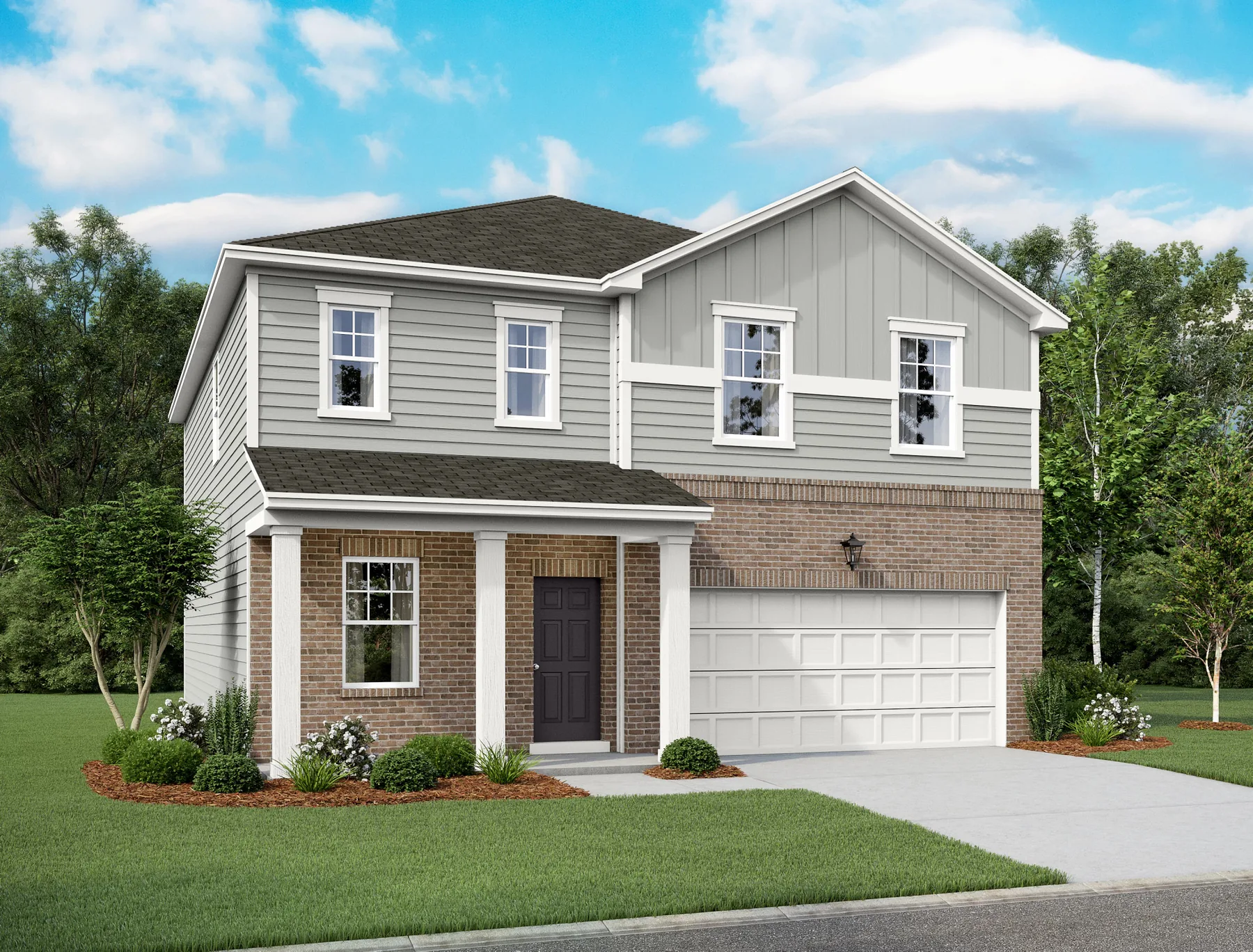 Exterior of a Starlight Homes home in The Trails at Carmel, Pflugerville